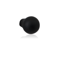 GPF8500 zwart meubelknop rond