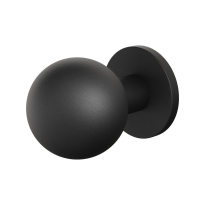 GPF8822.61 zwart kogel voordeurknop 63mm