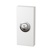 GPF8827.41 huisbel rechthoekig 70x32x10 mm wit