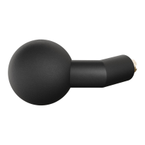 GPF8859.61 zwart VH-verkropte knop vast