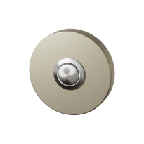 Champagne blend deurbel rond RVS button
