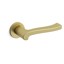 1071 Ola deurkruk op rozet, satinmessing