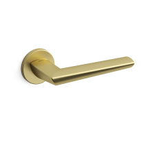 1081 Isi deurkruk op rozet, satinmessing