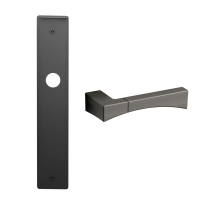 1170 Life deurkruk op schild BB72, grafiet