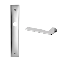 1460L Kiri deurkruk op schild BB56 linkswijzend, chroom