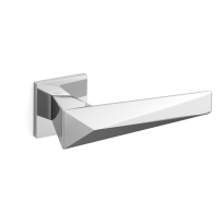 1721R Zeit deurkruk op rozet rechtswijzend, chrome