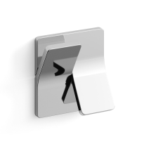 1950 schuifdeurkom/knop, chrome