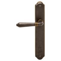 530L Sevilla deurkruk op langschild PC55 linkswijzend, imperial brons 