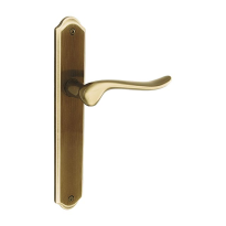 690 Rondo deurkruk op langschild PC92, brons