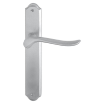 690 Rondo deurkruk op langschild WC57/5, satinchrome 