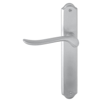 690L Rondo deurkruk op langschild BB72 linkswijzend, satinchrome 