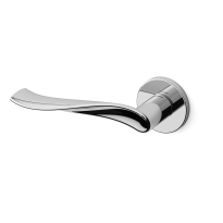 731L Spin deurkruk op rozet linkswijzend, chrome 