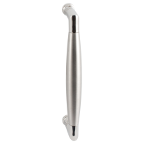 Deurgreep ton model Ika RVS gepolijst met RVS geborsteld 157x62mm