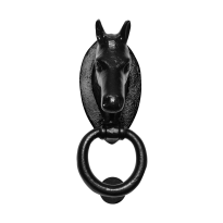 Deurklopper paard zwart KP4520