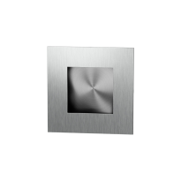 GPF0714.09F schuifdeurkom RVS geborsteld 90mm
