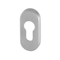 GPF0902.04 cilinderrozet 70x32x10mm RVS geborsteld