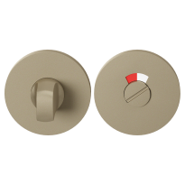 GPF0903VRA4 Champagne Blend toiletgarnituur rond 53x6mm stift 8mm met rood/wit indicator