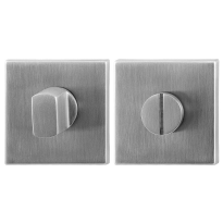 GPF0904.02 toiletgarnituur 50x50x8mm stift 5mm RVS geborsteld