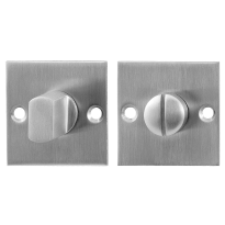 GPF0904.08 toiletgarnituur 50x50x2mm stift 5mm RVS geborsteld