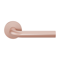 GPF100VRT2R Blush L-model 19mm deurkruk op rozet 53x6mm gatdeel rechts
