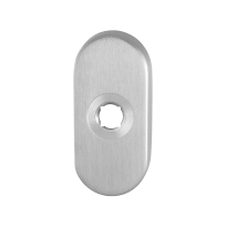 GPF1100.04R rozet 70x32x10mm RVS geborsteld rechtsdraaiend