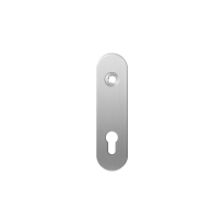 GPF1100.10L kortschild afgerond PC72 linksdraaiend RVS geborsteld