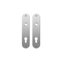 GPF1100.12 plaatschild afgerond PC72 RVS geborsteld