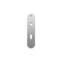 GPF1100.12L/R plaatschild afgerond BB56 links-/ rechtsdraaiend RVS geborsteld