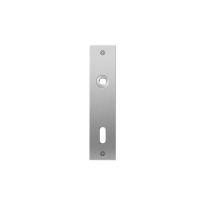 GPF1100.16L/R plaatschild rechthoekig BB72 links-/ rechtsdraaiend RVS geborsteld