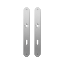 GPF1100.23 plaatschild afgerond BB72 RVS geborsteld