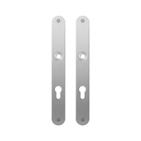 GPF1100.23 plaatschild afgerond PC72 RVS geborsteld