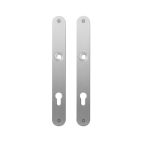 GPF1100.23 plaatschild afgerond PC85 RVS geborsteld