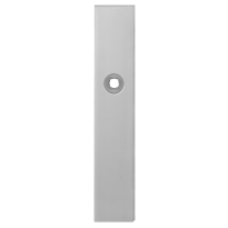 GPF1100.25L langschild rechthoekig linksdraaiend RVS geborsteld
