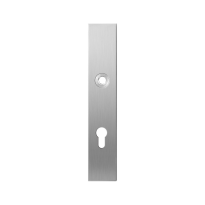 GPF1100.25R langschild rechthoekig PC72 rechtsdraaiend RVS geborsteld