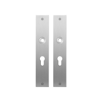 GPF1100.26 plaatschild rechthoekig PC55 RVS geborsteld