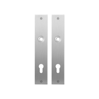 GPF1100.26 plaatschild rechthoekig PC85 RVS geborsteld
