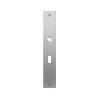 GPF1100.27L/R plaatschild rechthoekig BB56 links-/ rechtsdraaiend RVS geborsteld
