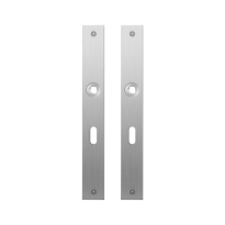 GPF1100.28 plaatschild rechthoekig BB56 RVS geborsteld
