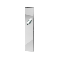 GPF1100.65.401 langschild rechthoekig BB56 RVS gepolijst met vastgelaste knopvastzetter