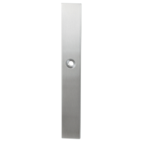 GPF1100.75 langschild XL rechthoekig BB56 RVS geborsteld