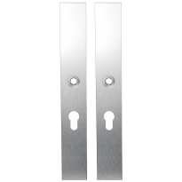 GPF1100.75 langschild XL rechthoekig PC55 RVS geborsteld