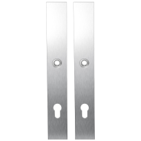 GPF1100.75 langschild XL rechthoekig PC92 RVS geborsteld