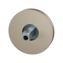 GPF1100.A4.0400 rozet 50x8mm Champagne blend met vastgelaste knopvastzetter