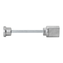 GPF1105.09 toiletgarnituur stift 5mm RVS geborsteld