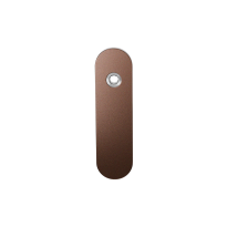 GPF1110.A2R kortschild afgerond blind rechtsdraaiend Bronze blend