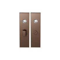 GPF1115.A2 kortschild rechthoekig WC55/8 grote knop Bronze blend