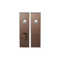 GPF1115.A2 kortschild rechthoekig WC72/8 grote knop Bronze blend