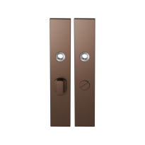 GPF1125.A2 langschild rechthoekig WC57/5 grote knop Bronze blend