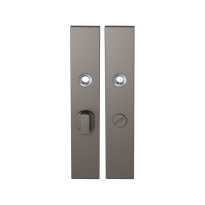 GPF1125.A3 langschild rechthoekig WC57/5 grote knop Mocca blend