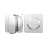 GPF1142.09 Minimalistische Toiletgarnituur 28x28x1,5mm stift 8mm RVS geborsteld